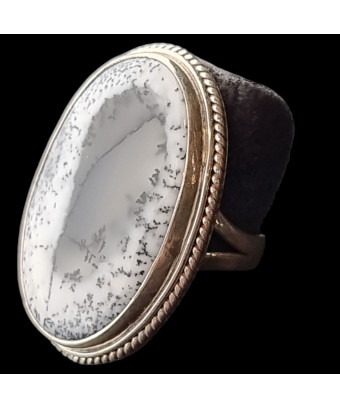 Bague Merlinite Argent 925 Taille 58