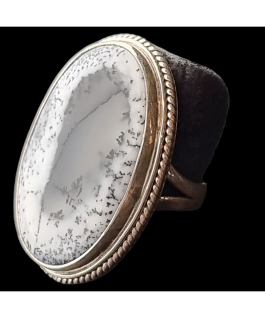 Bague Merlinite Argent 925 Taille 58