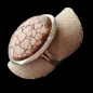 Bague Jaspe magnésite argent 925 taille 53