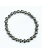 Bracelet Hématite Pierres Rondes 6mm Enfant