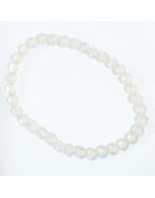 Bracelet Opaline Perles Rondes 4mm Enfant