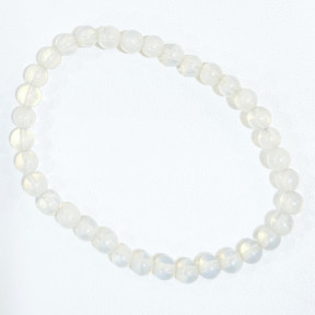 Bracelet Opaline Perles Rondes 4mm Enfant