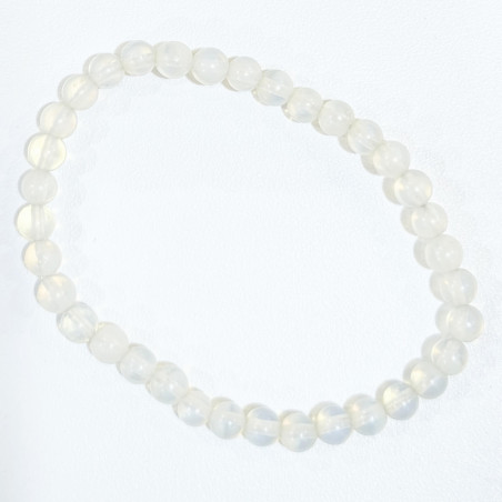 Bracelet Opaline Perles Rondes 4mm Enfant