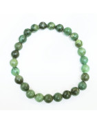 Bracelet Diopside Pierres Rondes 6mm