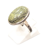 Bague Serpentine Ovale Argent 925 Taille 56