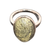 Bague Serpentine Ovale Argent 925 Taille 56