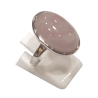 Bague Quartz Rose Ovale Argent 925