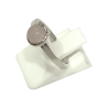 Bague Quartz Rose Rond Argent 925 Taille 54