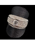 Bague Zirconium Métal rhodié