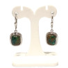 Boucles Chrysocolle Rectangulaire Argent 925