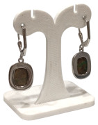 Boucles Chrysocolle Rectangulaire Argent 925