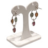 Boucles Tourmaline Multi couleurs Argent 925