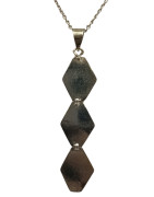 Pendentif Labradorite Ovale avec Chaîne 45cm Argent 925