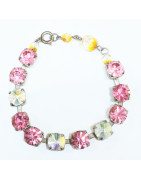 Bracelet Perles de Verre Facettées Enfant