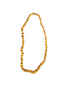 Collier Ambre Baltique Multicolore Baroque à Enfiler 64 cm