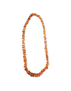 Collier Ambre Baltique Sautoir à Enfiler 75 cm