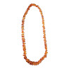 Collier Ambre Baltique Sautoir à Enfiler 75 cm