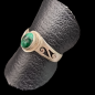 Bague Malachite Argent 925 Taille 56