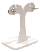 Boucles Péridot Rond Facetté Argent 925
