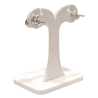 Boucles Péridot Rond Facetté Argent 925
