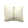 Bracelet Péridot Rond 17+3cm Argent 925