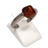 Bague Ambre baltique Argent 925 Taille 53+