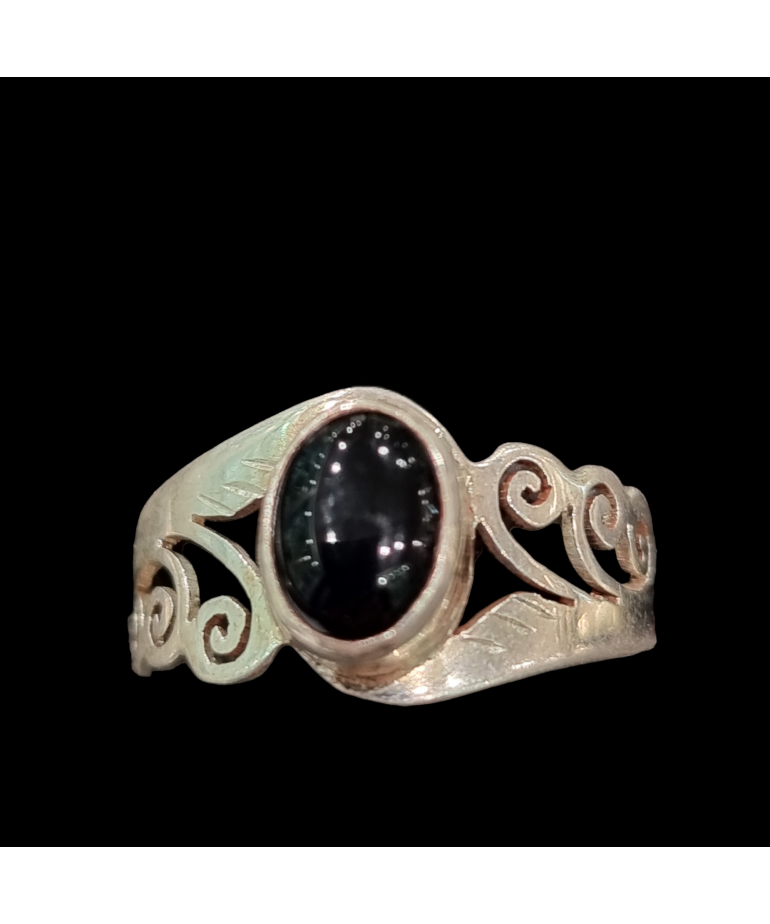 Bague Onyx Argent 925 Taille 55