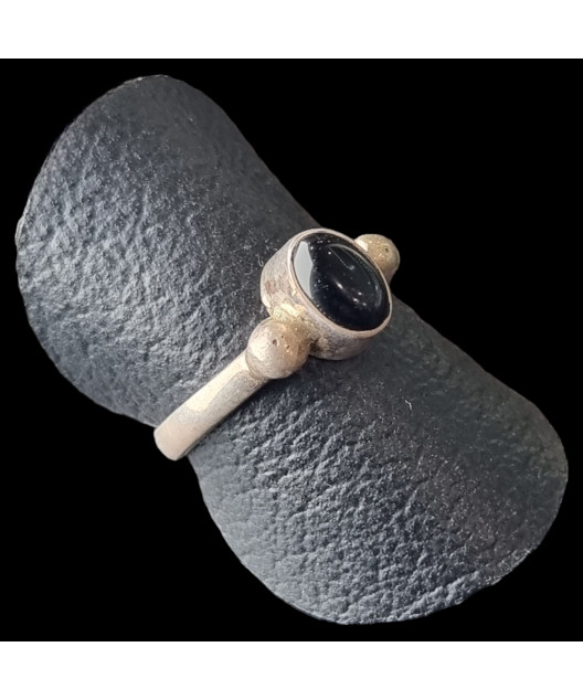 Bague Onyx Argent 925 Taille 54