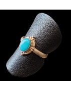 Bague Turquoise argent 925 taille 53