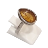Bague Ambre baltique Argent 925 Taille 56