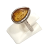 Bague Ambre baltique Argent 925 Taille 56
