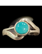 Bague Turquoise argent 925 taille 59