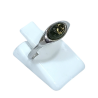 Bague Ambre Vert Argent 925 Taille 55