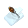 Bague Ambre baltique Argent 925 Taille 55