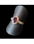 Bague Grenat Argent 925 Taille 52