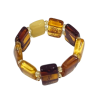 Bague Ambre Beige Jaune Cognac Taille 67