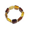 Bague Ambre Beige Jaune Cognac Taille 67