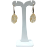 Boucles Ambre Copal Plaquées Or