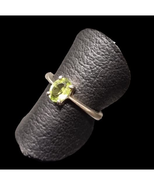 Bague Péridot Argent 925 Taille 51