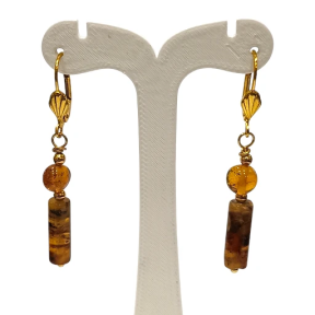 Boucles Ambre Plaqué or (s)