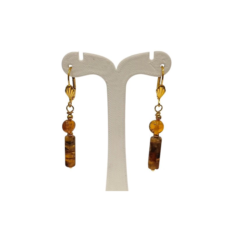 Boucles Ambre Plaqué or (s)