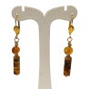 Boucles Ambre Plaqué or (s)