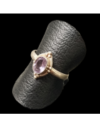 Bague améthyste argent 925 taille 54