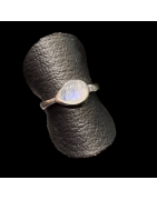 Bague Pierre de lune Argent 925 Taille 54