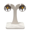 Boucles Ambre Arbre de vie Argent 925