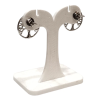 Boucles Ambre Arbre de vie Argent 925