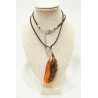 Pendentif Ambre Baltique Brut 5 cm sur Cordon 44 + 5 cm