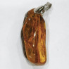 Pendentif Ambre Baltique Brut 5 cm sur Cordon 44 + 5 cm