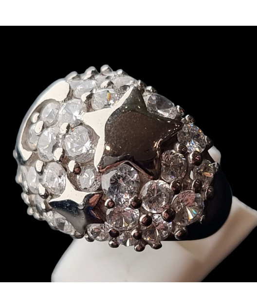 Bague Zirconium Argent 925 Taille 55