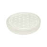 Disque de Rechargement Sélénite Purification, Calme et Guérison Fleur de Vie D 10cm H 1,5cm